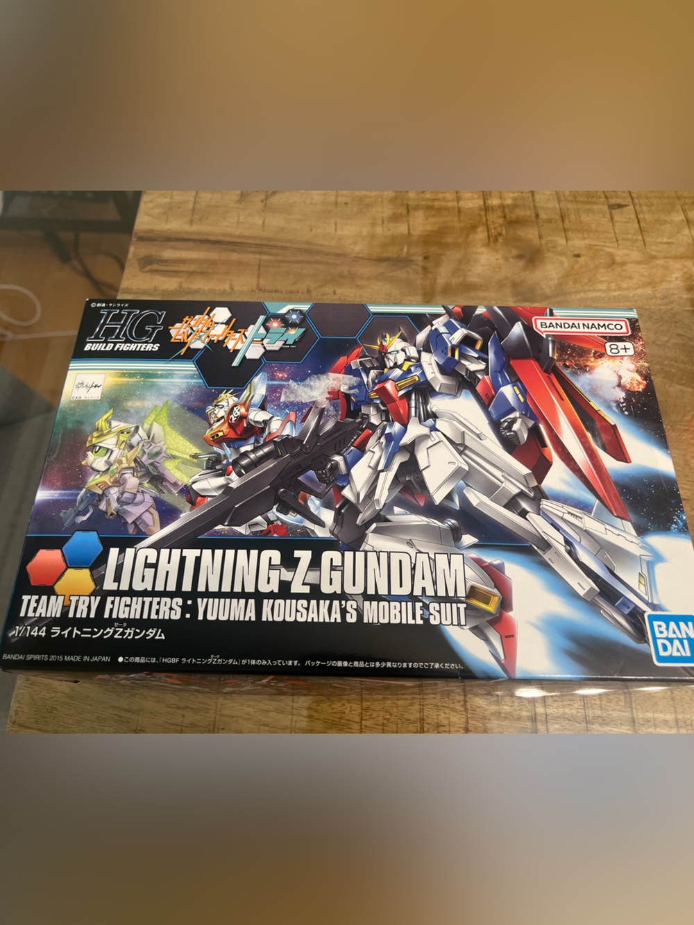 Bandai Hobby HGBF 1/144 Lightning Z Gundam model kit